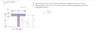 51  Crosssectional Properties  Centroid Part I [upl. by Urial]