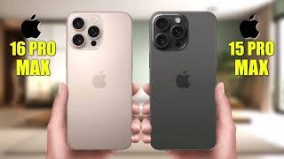 iPHONE 16 PRO MAX VS iPHONE 15 PRO MAX [upl. by Vilhelmina]