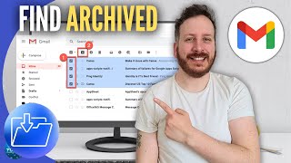 How To Find Archived Emails In Gmail [upl. by Anaeda]