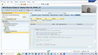 Web Dynpro ABAP Session 12 [upl. by Amalbena]