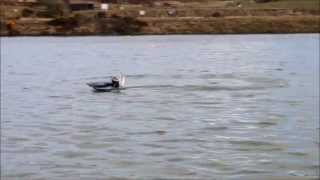 RC Airboat  Sams flatty lift strake trials 2 [upl. by Weldon]