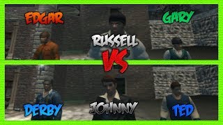 BULLY DUELO  Johnny Derby amp Ted VS Russell Edgar amp Gary [upl. by Myrah]