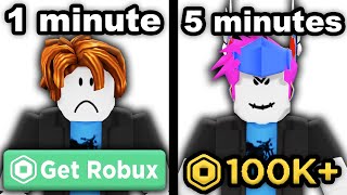 How I Made 100000 Robux in 5 Minutes [upl. by Peyton]