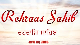 Rehras Sahib Read Along Path  Nitnem Bhai Manpreet Singh Ji Kanpuri  Shabad Gurbani Kirtan Live [upl. by Salmon]