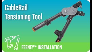 Feeney CableRail Tensioning Tool [upl. by Rehportsirhc986]