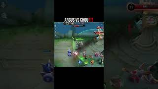 Argus vs chou shorts mobilelegends argus chou mlbb [upl. by Annasoh202]