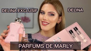 DELINA VS DELINA EXCLUSIF BY PARFUMS DE MARLY  PERFUME REVIEW AND COMPARISON [upl. by Kelleher]