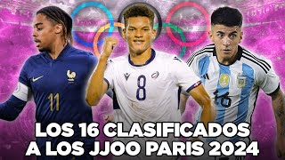 LAS 16 SELECCIONES CLASIFICADAS a los JUEGOS OLÍMPICOS 2024 ⚽​ [upl. by Atnes175]