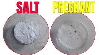 Pregnancy Test With Salt  How To Make Pregnancy Test At Home Step By Step With Real Video [upl. by Ytok]