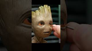 Groot Sculpture Timelapse  Guardians of the Galaxy Short Version shorts [upl. by Aneryc792]