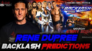 Rene Dupree Previews WWE Backlash 2024 [upl. by Eisler518]