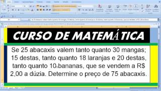 Números diretamente proporcionais Grandezas inversamente proporcionais Razão e Regra de três simples [upl. by Artinek]