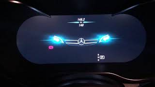 Mercedes C class 2019 night lights [upl. by Raual789]