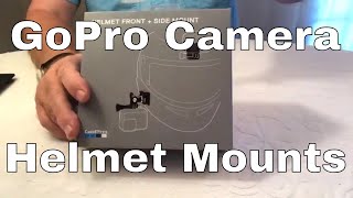 GoPro Helmet Mount Unboxing Review and Mounting Instructions [upl. by Ynatsyd]