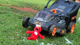 Elmo vs Lawn Mower [upl. by Nyahs]