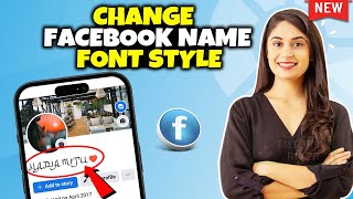 How to Change Facebook Name Font Style 2024 [upl. by Tapes551]