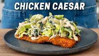 20 Minute Crispy Chicken Caesar Salad [upl. by Ialda857]