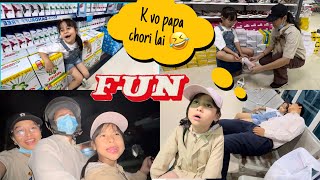 Shopping 🛍️ start vayo 🥰 AANIE le chasma 😎￼ haraunu vayo😳 launa 😵‍💫 [upl. by Homans]