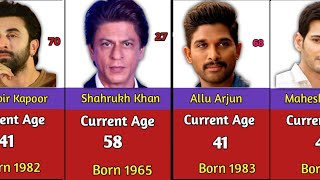 Age Of Famous Indian Actors in 2024 [upl. by Eardnaed197]