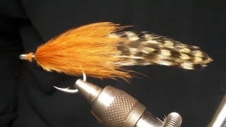 How to tie a Marabou Cockroach Tarpon Fly [upl. by Nnylassej44]