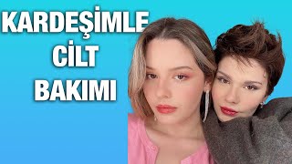 Kardeşimle Sohbetli Cilt Bakım Rutini  Rutinlerimizde Neler Var KarmaYağlı Cilt vs Kuru Cilt👌 [upl. by Suirtimid591]