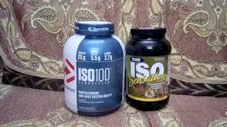 Dymatize ISO 100 vs Ultimate Nutrition Iso Sensation [upl. by Norvil]