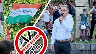 13 Magyar Péter Szentendrén  és az öves néni eligazítása [upl. by Mcbride897]