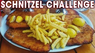 Massive Schnitzel Record Challenge in Germany [upl. by Kore]