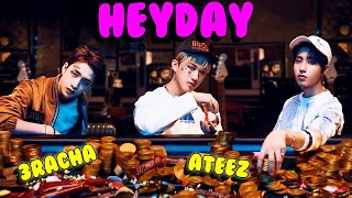 THEY CAN ALL RAP  3RACHA quotHEYDAYquot  ATEEZ react [upl. by Ashly]