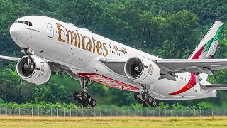 ✈️ 110 AIRPLANE TAKEOFFS amp LANDINGS in 60 MINS 🇨🇭 Geneva Airport Plane Spotting Switzerland GVALSGG [upl. by Leahcam]