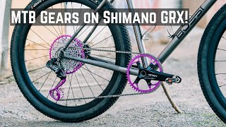 MTB Gears for Shimano GRX  Garbaruk drivetrain review [upl. by Berne]