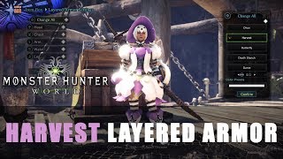 MHW Harvest Layered Armor [upl. by Asilram]