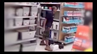 Walmart Worker LOSES It And Trashes The Store [upl. by Dario607]