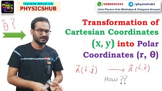 How to Transform Unit Vectors from Cartesian to Polar Coordinate  Physics Hub [upl. by Ttenna]