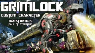 Transformers Fall of Cybertron  Dinobot Grimlock Custom Character for Multiplayer [upl. by Eimoan]