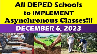 All DEPED Schools to IMPLEMENT Asynchronous Classeswildtvoregdepedlatestupdate [upl. by Nerrual]