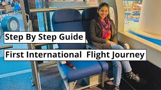 First Time International Flight Journey Tips How To Travel In Flight First Time  Tips In Hindi [upl. by Lory]