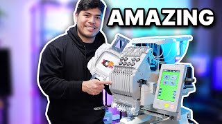 This is MY DREAM Embroidery Machine SAI Tajima Embroidery Machine Unboxing amp First Impressions [upl. by Yarahs]