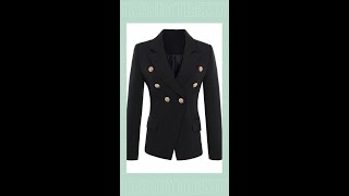 The Constancy Blazer Women  FormalBusiness  PlainSolid [upl. by Adlay]