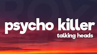 Talking Heads  Psycho killer Lyrics from Stranger Things Season 4 Soundtrack [upl. by Rese605]