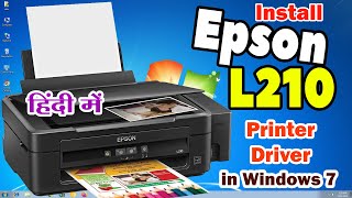 How to Download amp Install Epson L210 Printer Driver in Windows 10 PC or Laptop  Hindi [upl. by Yeruoc]