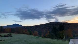 Jay Peak Oct 13 sunrise [upl. by Tranquada]