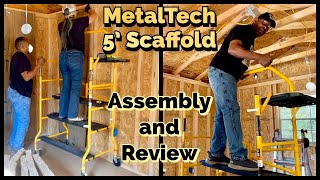 DIY MUSTHAVE METALTECH ProSeries 5ft SCAFFOLD  Assembly amp Review diy offgrid project journey [upl. by Jamnis]