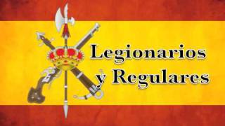 Marchas Militares de España  Legionarios y Regulares [upl. by Enael339]