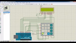 How to simulate keypad and lcd display with arduino in proteus SimulateKeypad ptoteustutorial [upl. by Juan846]