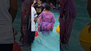 Wave pool interesting waterpark niccowaterparkkolkata amusementpark funny love [upl. by Atram]