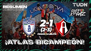 Resumen y goles  Pachuca 2231 Atlas  Grita México C22  Final VUELTA  TUDN [upl. by Sheets]