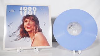 Taylor Swift  1989 Taylors Version Crystal Skies Blue Edition Vinyl Unboxing [upl. by Carlos248]