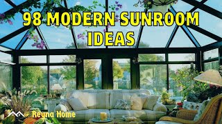 98 Modern Sunroom Ideas Small Sunroom Design Ideas Sunroom Decorating [upl. by Prudence732]