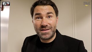 EDDIE HEARN REACTS TO KAMBOSOS JR SHOCK WIN OVER LOPEZ KHANBROOK amp JOSHUA CONSIDERING STEPASIDE [upl. by Naillij]